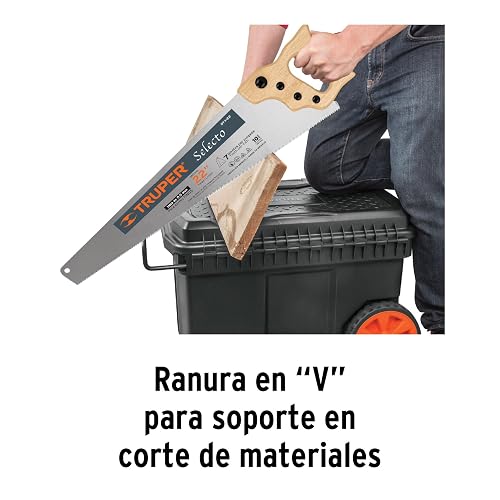 Truper CHP-23R, Caja para herramienta de 23" con ruedas y mango telescópico