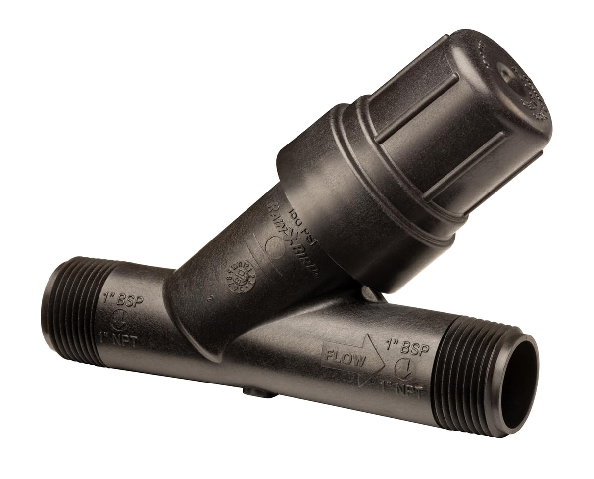 Rain Bird RBY100S Drip Irrigation In-Line "Y" Filter, 1" x 1" Male Thread