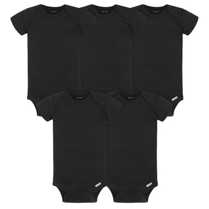 Gerber Baby-Girls - Conjunto de 4 Mamelucos de Manga Corta