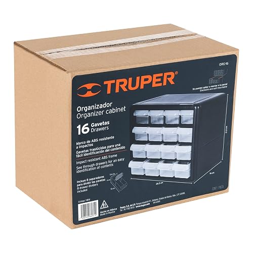 Truper ORG-16, Organizador con 16 gavetas
