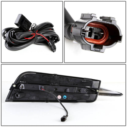 DNA Motoring FL-ZTL-157-CH Luz diurna, lado del conductor y del pasajero