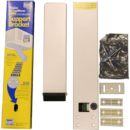 Air Conditioning Window Unit Heavy Duty Support Bracketup to 160 lb | Soporta hasta 160 lb, montaje en ventana, construcción robusta