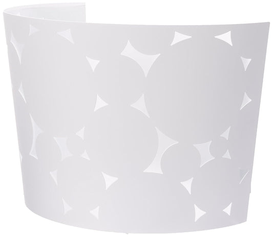 Leds C4 10392 Trama Arbotante Decorativo, 2X E-26 1X16W, Blanco