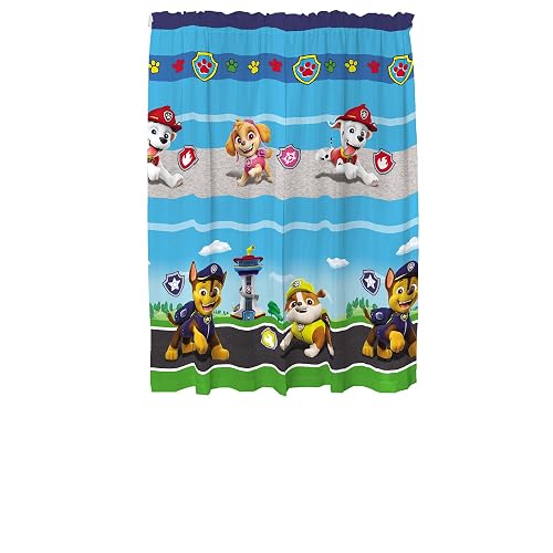 Franco - Juego de Cortinas de Cortina para habitación Infantil, 82 x 63 Pulgadas, Patrulla Canina