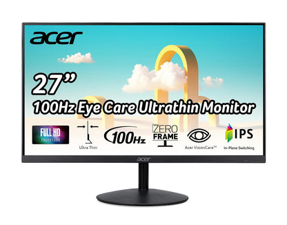 Acer Monitor SB0 27 Pulgadas FHD IPS 1ms AdaptiveSync - 27 Pulgadas, 100Hz