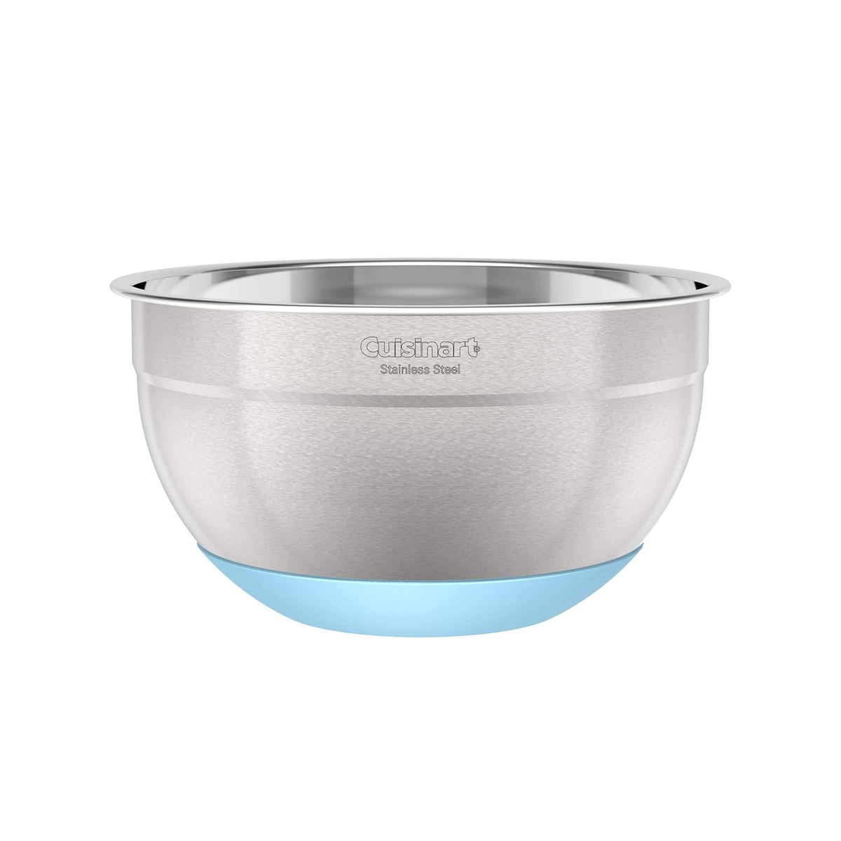Cuisinart - Cuencos para mezclar de acero inoxidable de 3 piezas con base antideslizante, 1.5qt, 3qt y 5qt