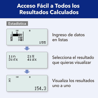 Casio Calculadora Científica, fx-82LA Plus-BK-2, 252 Funciones, Nivel Primaria y Secundaria, Color Negro