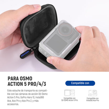 NEEWER Estuche Transporte para Pocket 3, Compatible con DJI Osmo Pocket 3 Gimbal Cámara & Asa & Creator Combo Accesorio Filtro