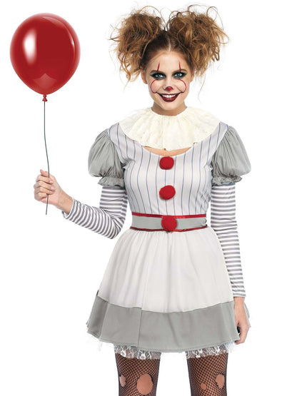 Leg Avenue Women's Creepy Clown Costume
