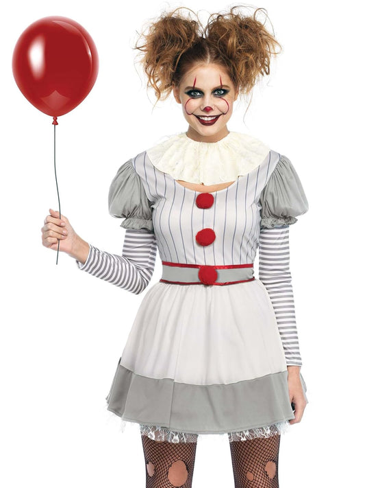 Leg Avenue Women's Creepy Clown Costume