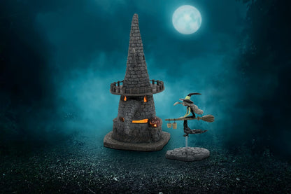 Department 56 Disney The Nightmare Before Christmas Village Accessories Figura de Helgamine La Bruja, 4.9 Pulgadas, Multicolor