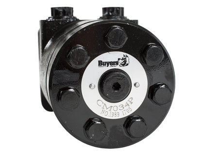 Buyers Products Motor Hidráulico de Montaje de 4 Pernos, Eje Redondo 1 in, Puerto NPT 1/2 in CM034P