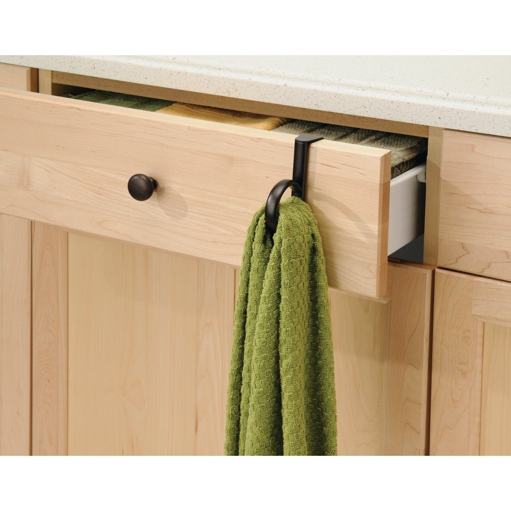 InterDesign Axis Over The Cabinet, Single Loop, Bronze