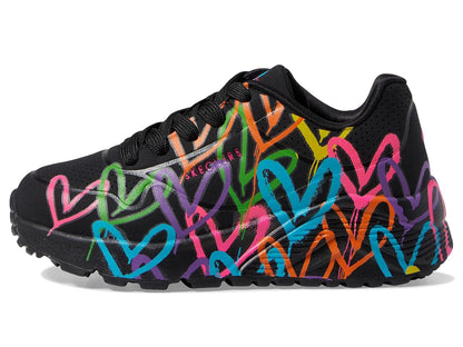 Skechers Uno Lite-Spread The Love - Tenis para niña