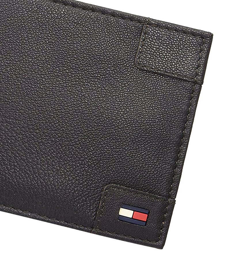 Tommy Hilfiger 31tle3x044-001, Tarjetero Unisex Adulto, Negro, Talla Única