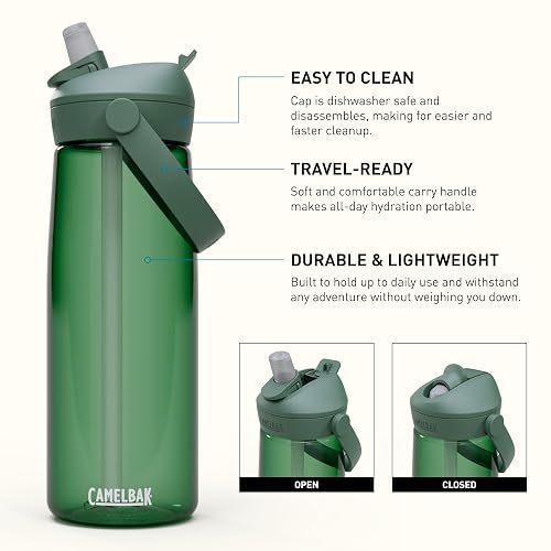 CAMELBAK BOTELLA THRIVE FLIP STRAW 750ml FOREST GREEN