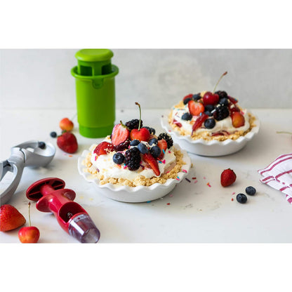 GoodCook Divisor diario de frutas y verduras – Cuartos de frutas y verduras más pequeñas, ideal para preparar comidas y platos de sartén, rebanado seguro y sin desorden