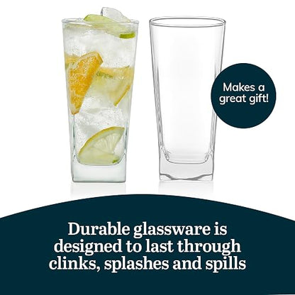 Libbey Juego de 8 Vasos de Vidrio City de 422 ml