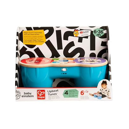 Baby Einstein Tambores De Juguete De Madera Touch, Multi, Paquete De 750.0 Grams