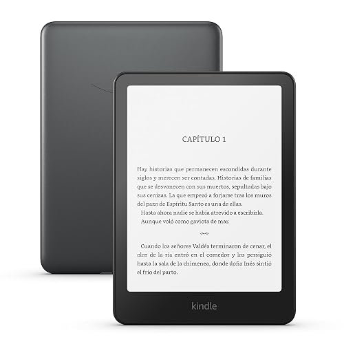 Kindle Paperwhite Signature Edition 32 GB (modelo más reciente) nuestro Kindle más rápido con una luz frontal que se ajusta automáticamente y semanas de duración de la batería. Carbón metálico