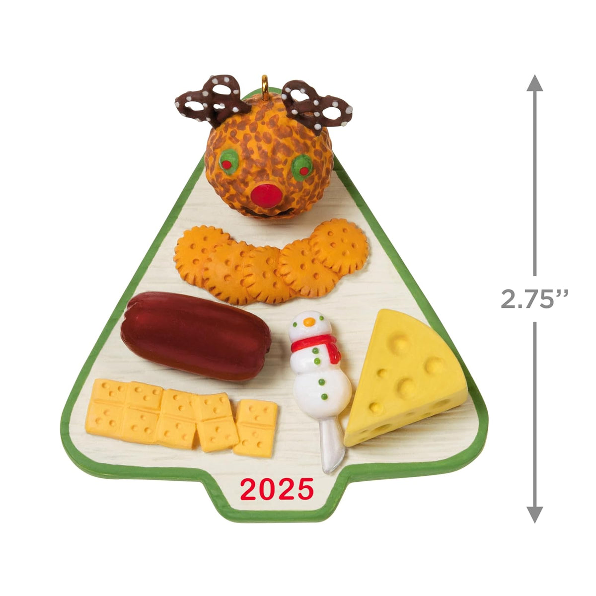 Hallmark - Adorno navideño de Recuerdo 2025, para Regalos de Comida