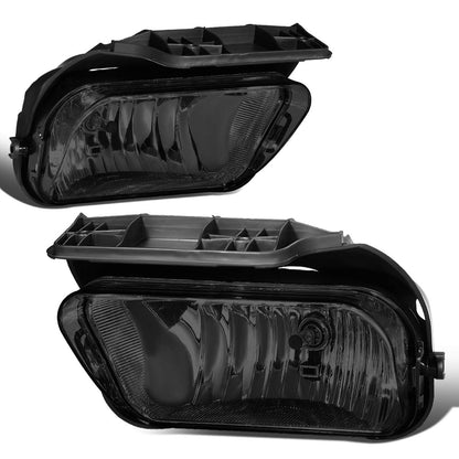 DNA Motoring Luz Antiniebla Lente Ahumada para Parachoques Delantero de Chevy Silverado 2004-2006 FL-ZTL-306-SM