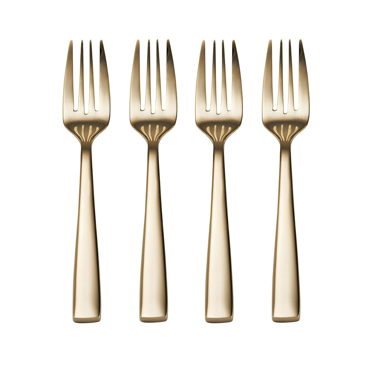 Mikasa Delano - Cubertería (20 piezas, acero inoxidable, chapado en oro)