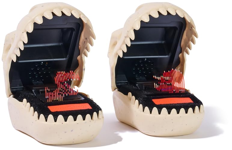 Bitzee, Juguete de Dinosaurio Interactivo de Jurassic World con 25 Dinosaurios, reacciona Cuando lo tocas, Las cápsulas se conectan e interactúan, Mascota Digital para niños a Partir de 5 años