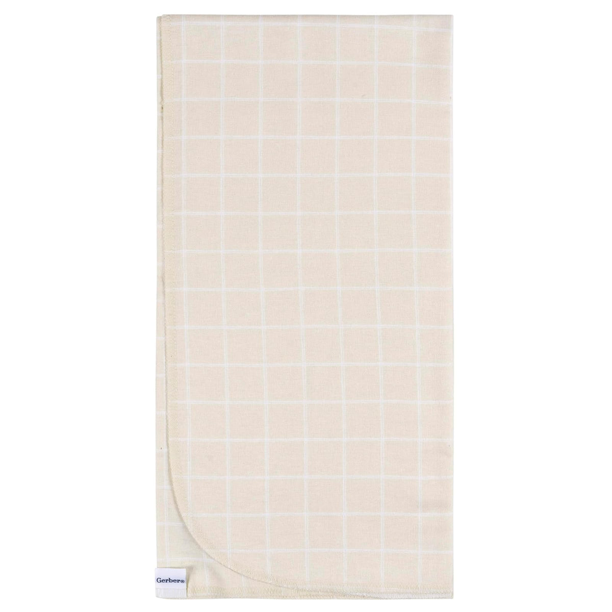 Gerber - Mantas Unisex para bebé, 100% Franela de algodón, 30 x 30 Pulgadas (Paquete de 4), diseño Floral Retro, Talla única