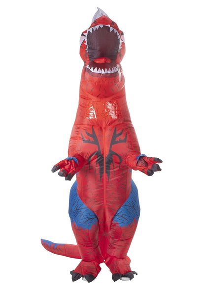Jazwares - Disfraz inflable de Spider-Rex de Marvel para adulto | Disfraz de dinosaurio de Spider-Man estándar