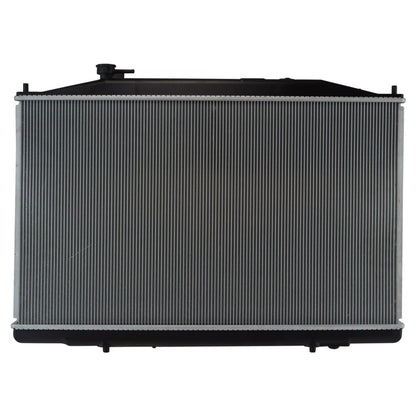 TRQ - Conjunto de radiador con núcleo de aluminio compatible con Honda Odyssey CU13208 HO3010227 11-17
