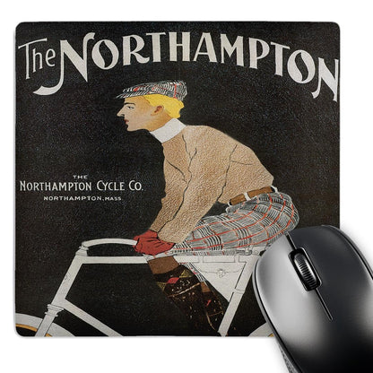 3dRose 8 x 8 x 0.25 Inches The Northampton Cycle Co. Northampton, Mass Vintage Bicycle Advertising Poster Mouse Pad (mp_153274_1)