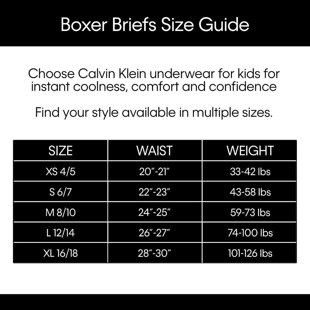 Calvin Klein Calvin Klein - Calzoncillos para niños (4 Unidades) Slip para Niños