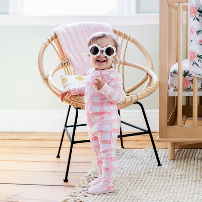 Burt's Bees Baby Sleeper Pajamas, 100% Organic Cotton, One-piece Pjs, Diagonal Zip Up Jumpsuit, Snug Fit Footie Dormidores para bebés y niños pequeños bebés niñas