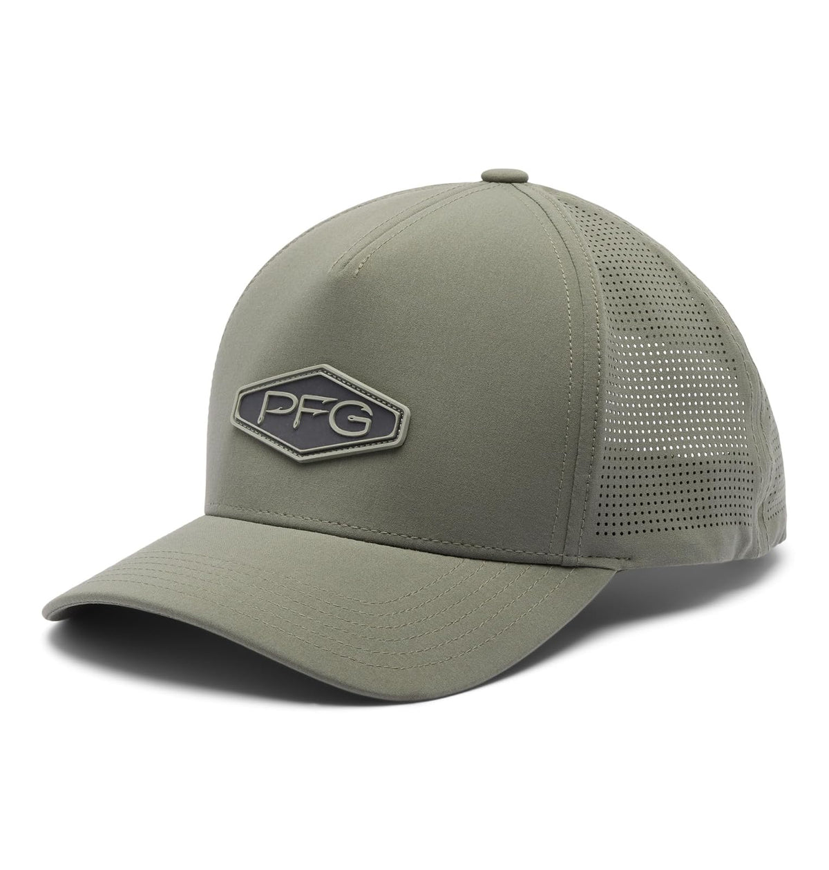 Columbia PFG Elite 3D Stretch Snap Back Gorra de Bola Unisex Adulto - Talla Única - Insignia de ciprés y ganchos