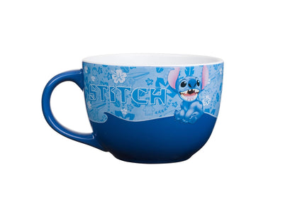 Silver Buffalo Disney Lilo & Stitch Taza de Cerámica 20 oz - 24 Unidad (Paquete de 1) - azul