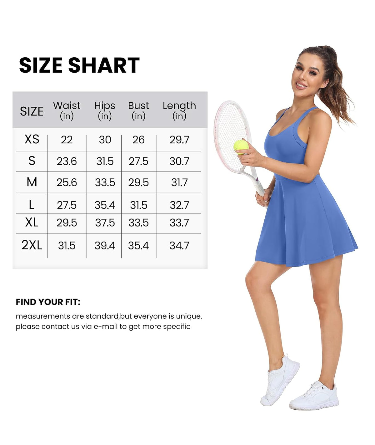 Vestido de Tenis de Entrenamiento para Mujer con Pantalones Cortos Integrados y Brasier Deportivo para Golf para Ejercicio