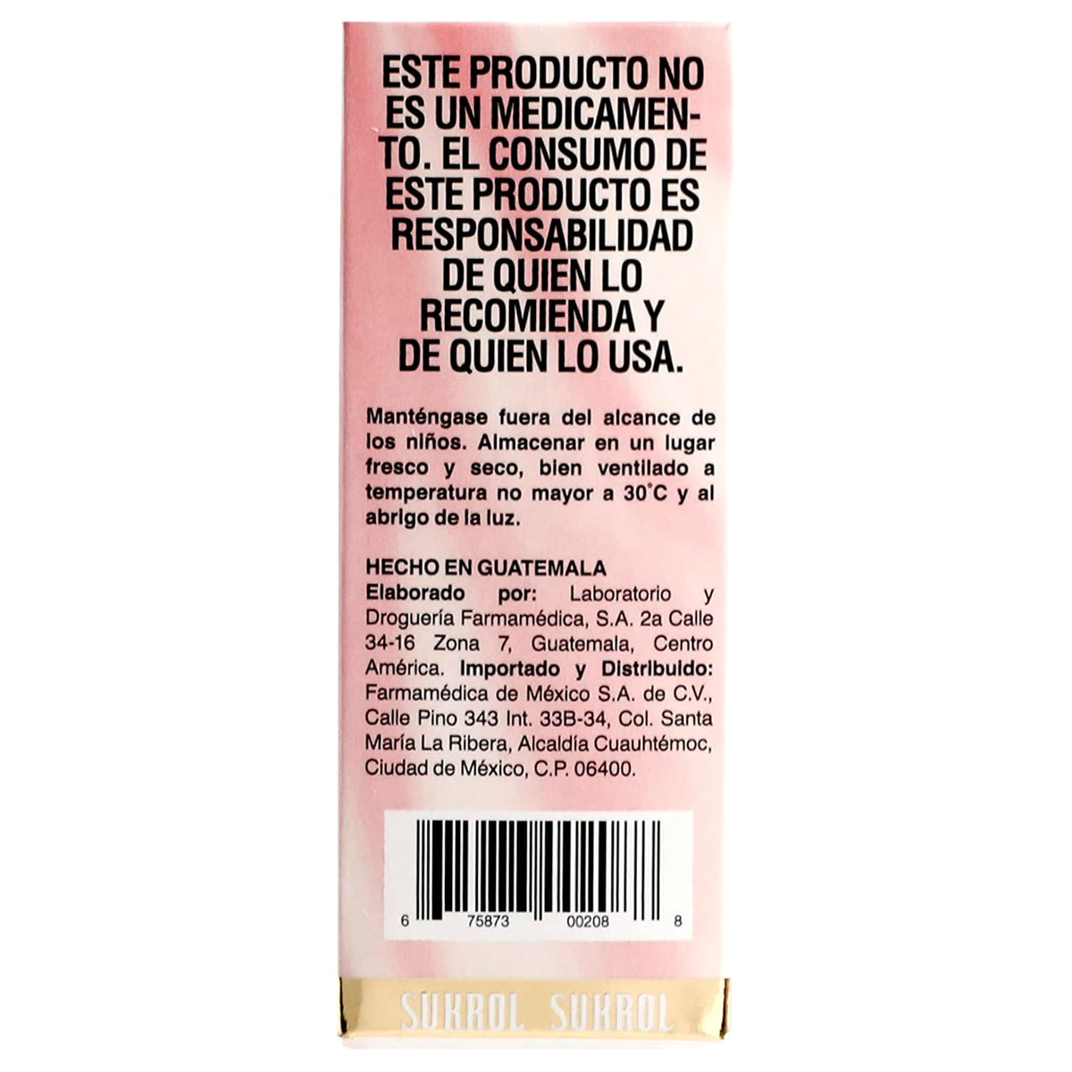 Sukrol Mujer 60 Tabletas