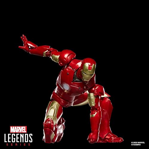 Avengers Marvel Legends Serie Mark III Iron Man Figura de Acción Articulada