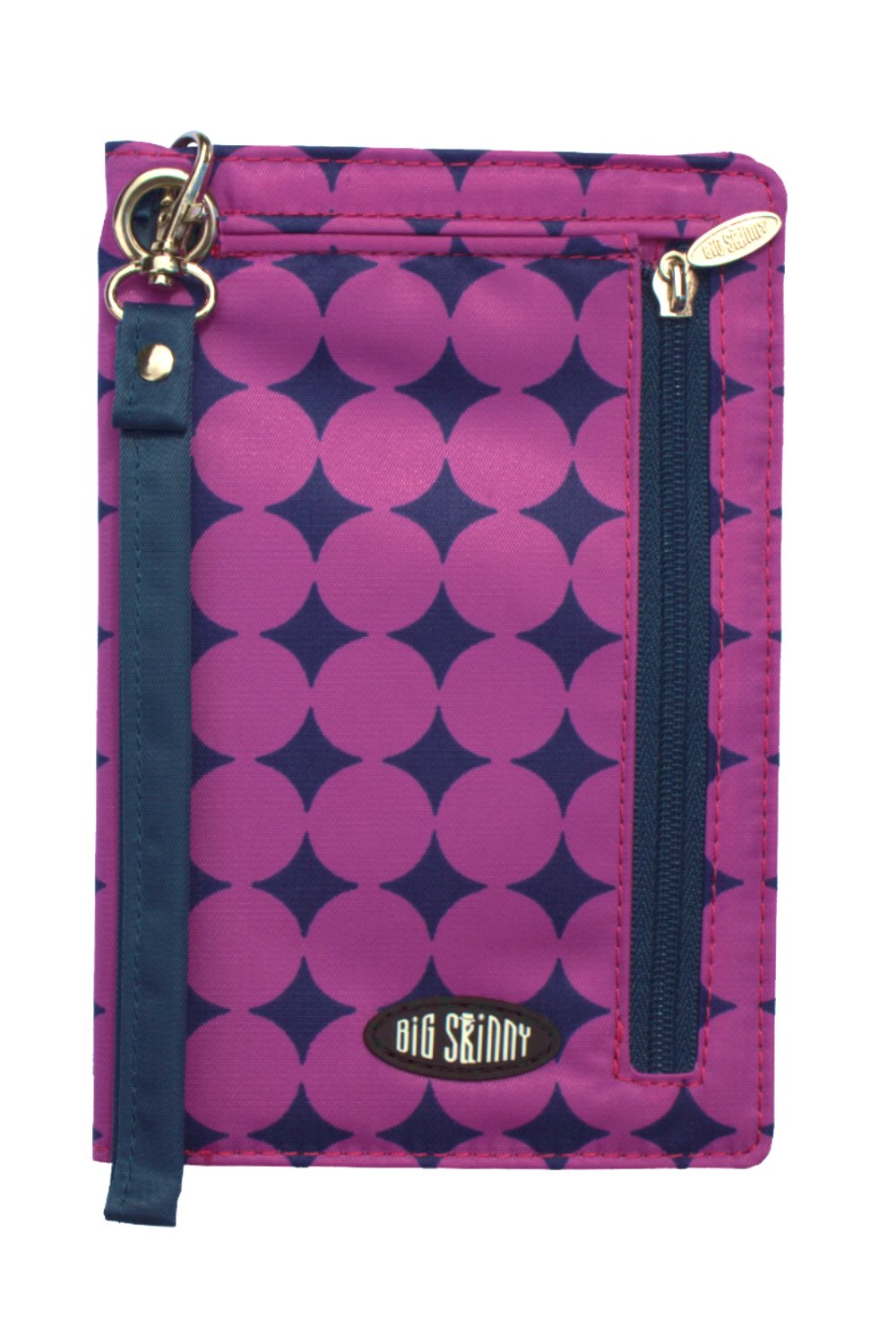 Big Skinny Cartera Bi-Fold Delgada myPhone para Mujeres Talla Grande, Capacidad para Hasta 20 Tarjetas
