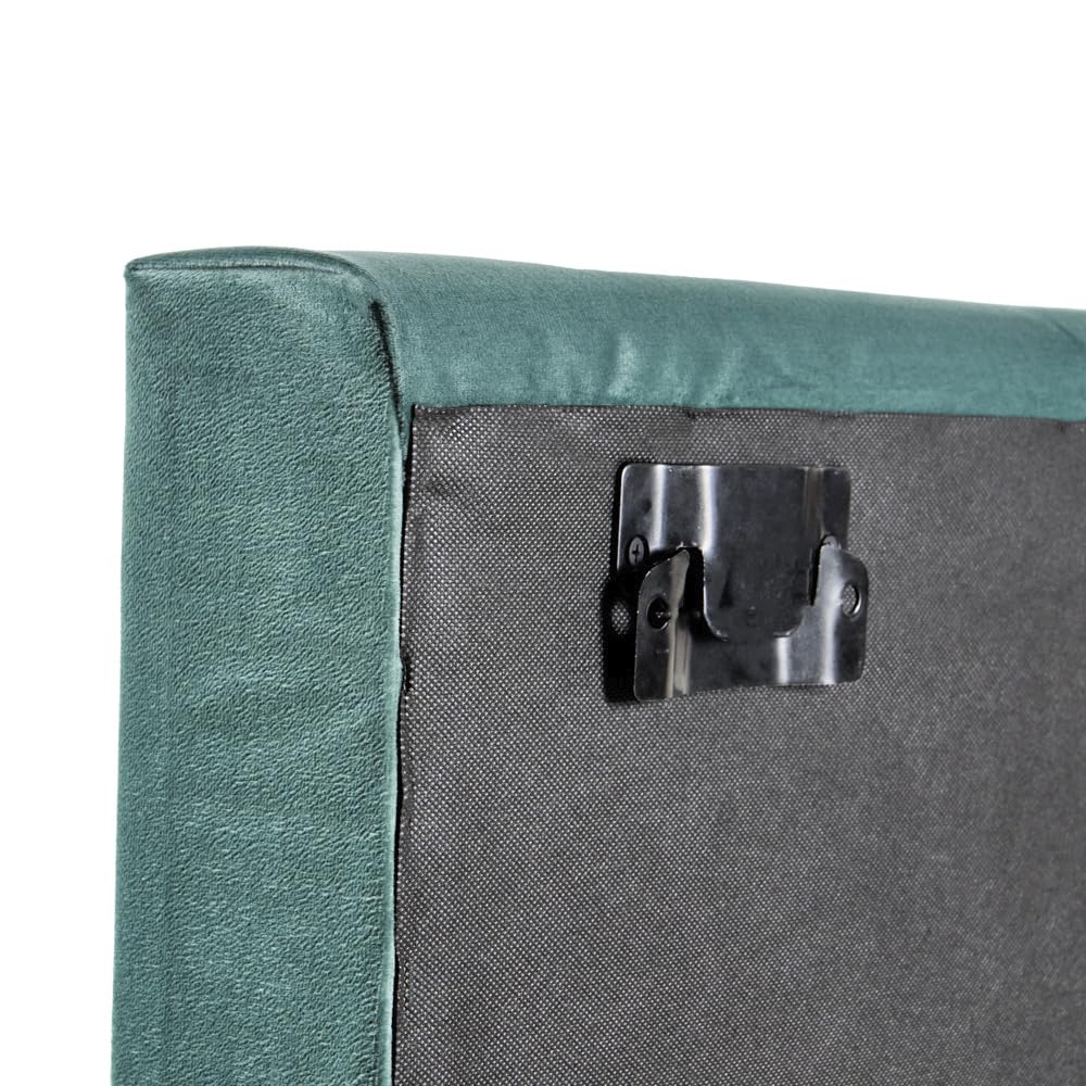 Sochic Cabecero Tapizado en Tela Velvet - 1 Panel para Cabecera con Altura Ajustable Color Verde Olivo.