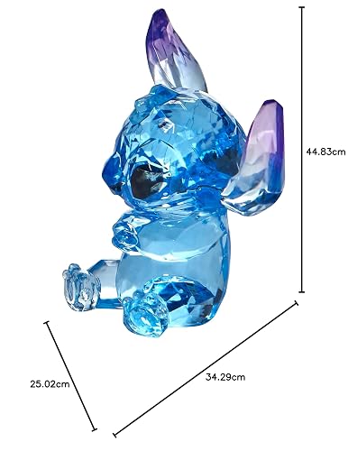 Enesco Facets Disney Lilo and Stitch Figura de 3.5 Pulgadas, Azul
