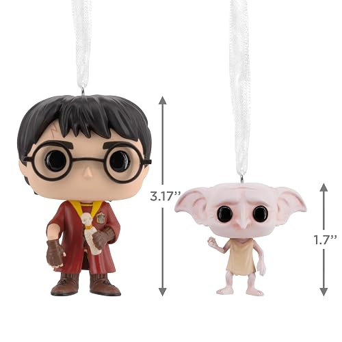 Hallmark Harry Potter y Dobby Funko Pop! Adornos de Navidad, Juego de 2, Regalos de Cultura Pop