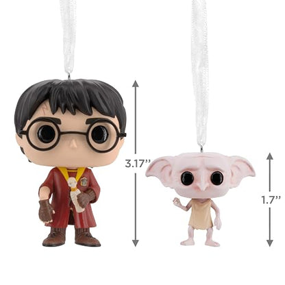 Hallmark Harry Potter y Dobby Funko Pop! Adornos de Navidad, Juego de 2, Regalos de Cultura Pop