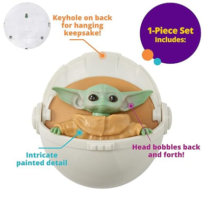 DecoSet® Star Wars™ The Mandalorian The Child Cake Topper, 1 pieza para tartas, uso con decoraciones para tartas para crear pasteles intergalácticos
