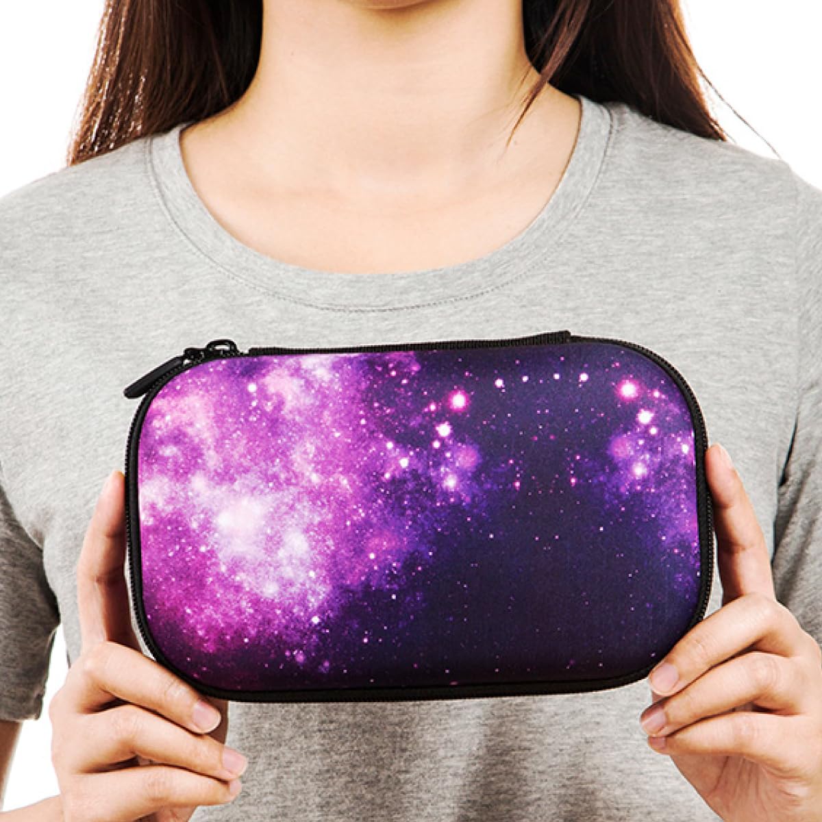 ZIPIT Estuche Galaxia para lápices | Estuche de gran capacidad | Estuche escolar para niñas y niños