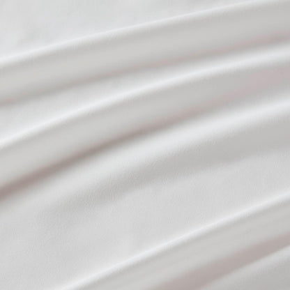 Madison Park Grace - Cortina de Ducha Blanca para baño, 72 x 72 Pulgadas, Color Blanco