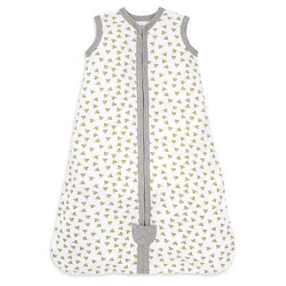 Burt's Bees Baby Saco de Dormir de Algodón Orgánico - Ancho - Nube de abeja de miel - M