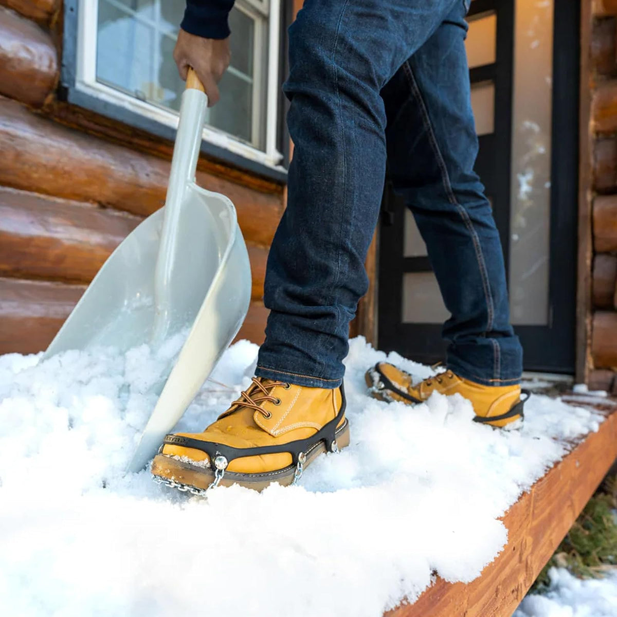 YakTrax Cadenas de tracción para Caminar sobre Hielo y Nieve (1 par)