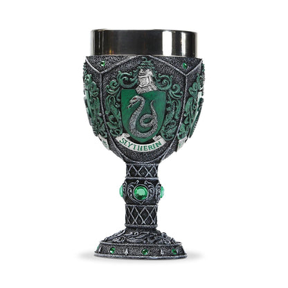 Enesco Wizarding World of Harry Potter - Copa Decorativa de Casa, 19 cm - Slytherin